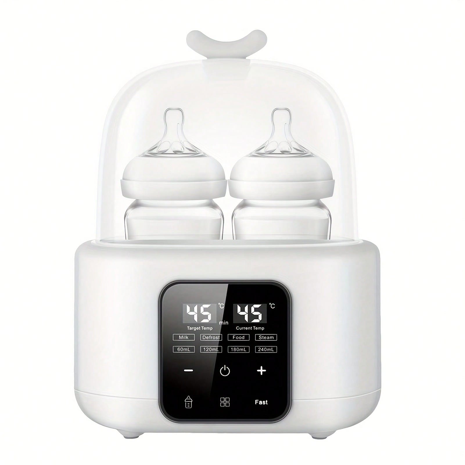 Baby Food Warmer - 6-in-1 Schneller Babyflaschenwärmer – Timer/Einstellbare Temperatur/Auto-Off,