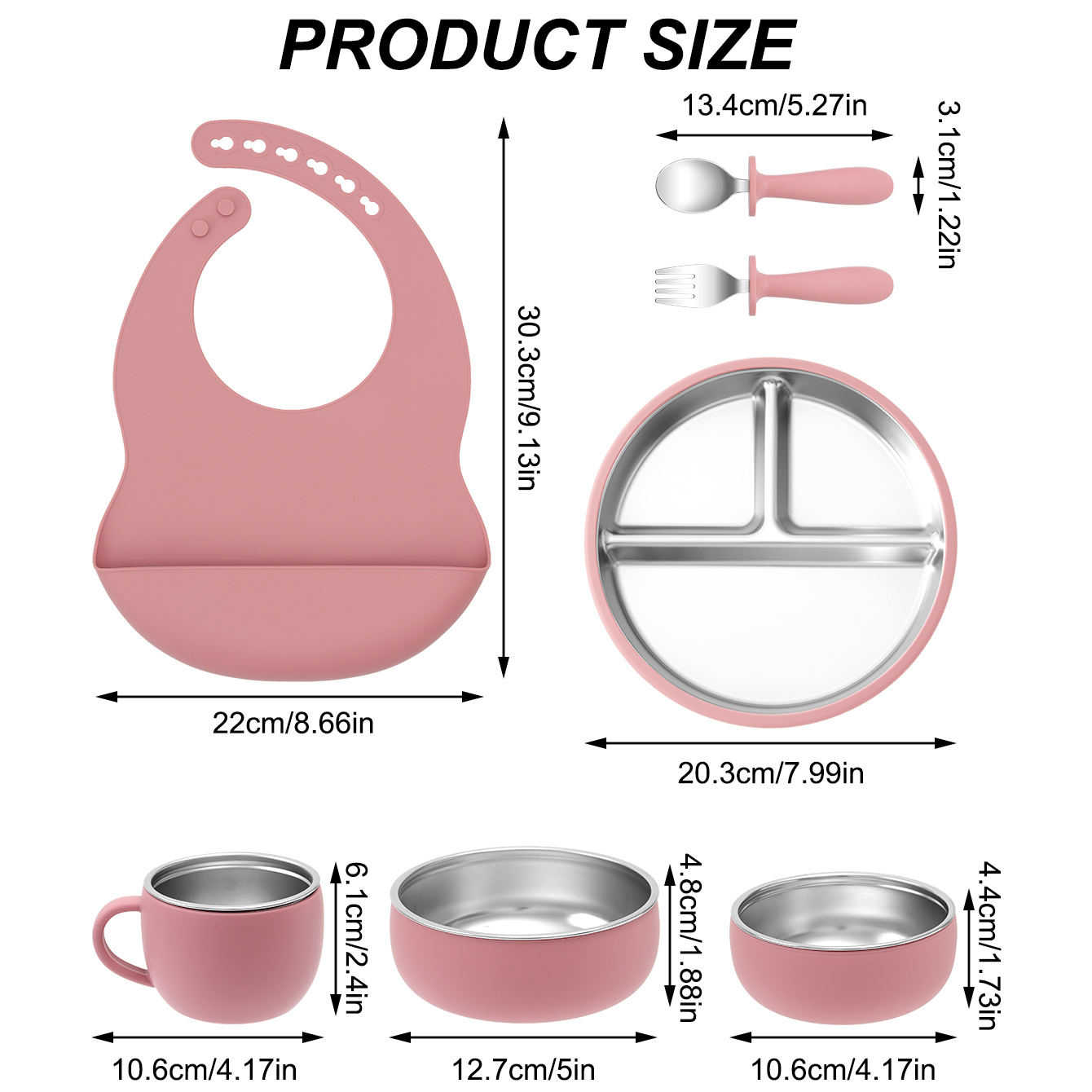 7PCS Edelstahl Abnehmbare Geri – Baby Food Menu Bewertung und Preis